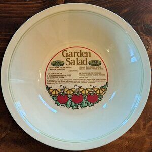 Garden salad bowl